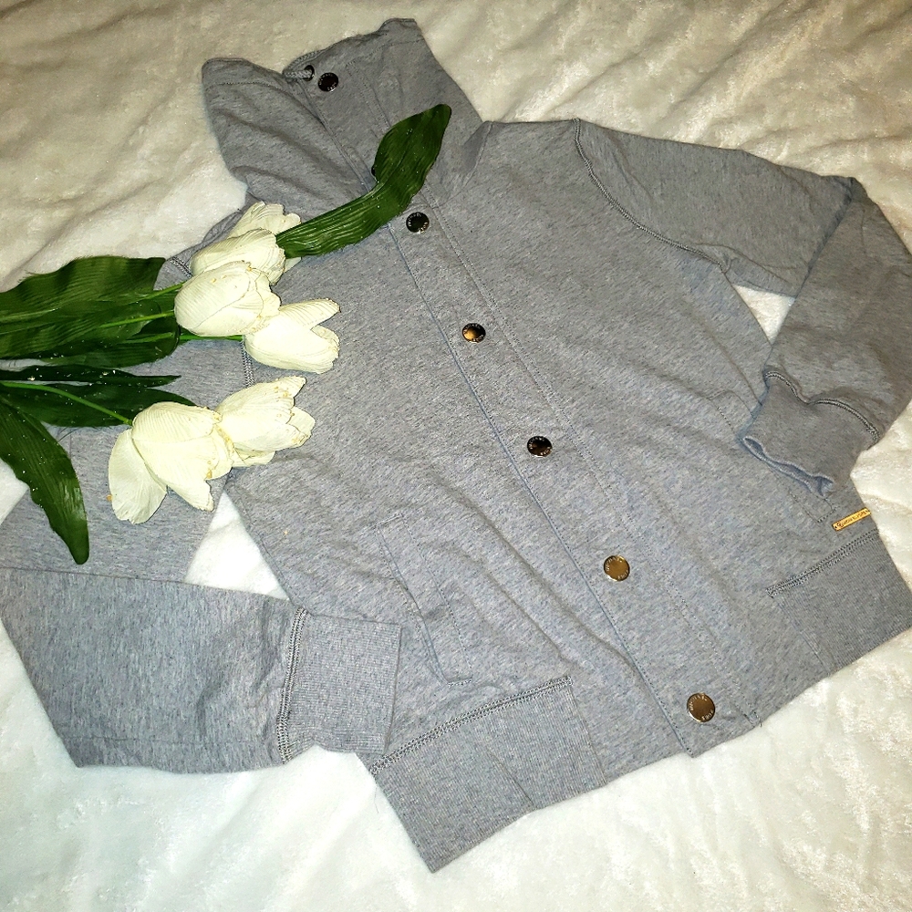 MICHAEL Michael Kors Gray Cotton Jacket
